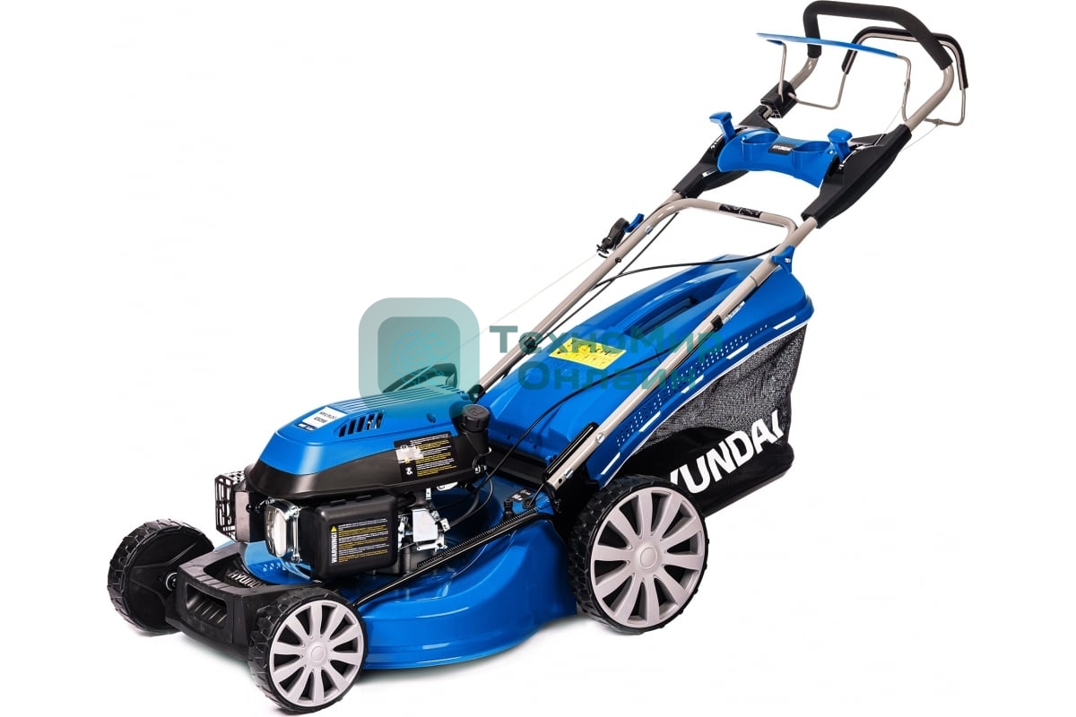 Газонокосилка HYUNDAI L 5300SБензиновая газонокосилка Самоходная 4,9 л.с./196 см3, 53 см, 25-75 мм