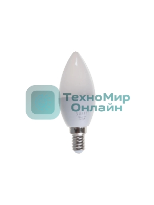 Лампа светодиодная SAFFIT SBC3709 (55078) 9Вт Е14 теплый матовая свеча