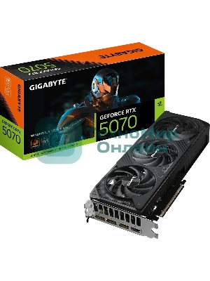 Видеокарта Gigabyte PCI-E GV-N5070WF3OC-12GD 1.0 NVIDIA GeForce RTX 5070 12Gb 192bit GDDR7 2805/28000 HDMIx1 DPx3 HDCP Ret