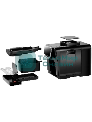 Кофемашина автоматическая Kitfort КТ-7424 черный, исп. кофе - зерновой, 1,5 л, 1480 Вт, 19 Бар