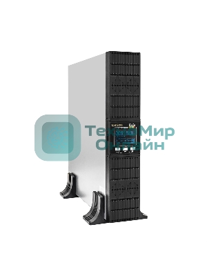 Источник бесперебойного питания On-line ExeGate PowerExpert ULS-2000.LCD.AVR.6C13.USB.RS232.SNMP.BC.2U 2000VA/2000W, On-Line, PF=1, LCD, 6*C13, RS232, USB, SNMP-slot, встроенные батареи 12V 7.2Ah - 6шт, батарейный коннектор, подключение до 4 внешних батарейных блоков 72В, Rackmount 2U/Tower, металлический корпус, черный