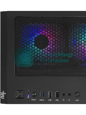 Компьютер IRU Tactio 510B7GP TWR i5 14400F (2.5) 32Gb SSD1Tb RTX 5070 12Gb Windows 11 Pro GbitEth 750W черный (RUS) (2126637)