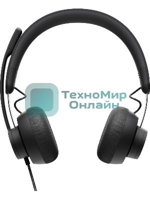 Гарнитура Logitech Zone Wired Teams графит, проводная, USB