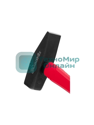 Молоток слесарный Matrix optimal 800 г, фибергласовая обрезиненная рукоятка, квадратный боек