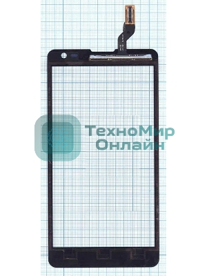 Сенсорное стекло (тачскрин) для LG Optimus L9 II D605, черное