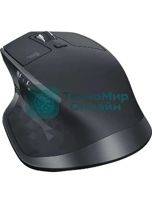 Мышь беспроводная Logitech MX Master 2S графитовый, 4000 dpi, радиоканал, Bluetooth, USB, кнопки - 7