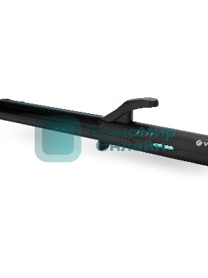 Щипцы для завивки волос Vitek VT-2313 черный/голубой, 25 мм, 200 °C, 4 режима