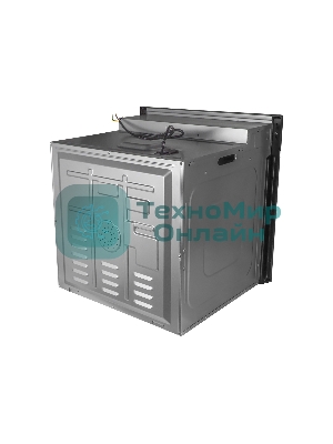 Духовой шкаф электрический встраиваемый LEX EDM 042 IX нержавеющая сталь/черный