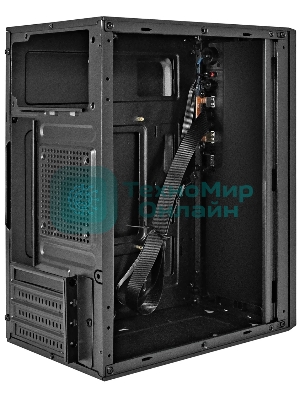 Компьютерный корпус Minitower ExeGate BAA-308U2-UNS450 (mATX, БП UNS450 с вент. 12см, 1хUSB/2хUSB 3.0, HD Audio, черный)