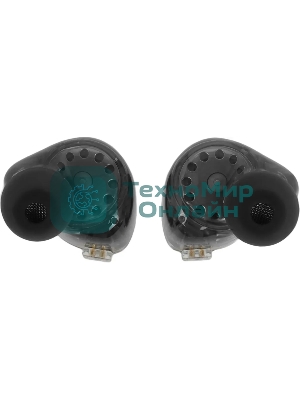 Проводные наушники FiiO JH3 черный, внутриканальные, (jack 3.5 мм), съемный кабель