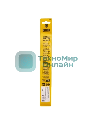 Бур по бетону Denzel двойная спираль, Cobalt W-tip, 12x210 мм, SDS PLUS