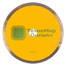 Диск алмазный сплошной Denzel супертонкий, 200 х 25,4 мм, горячее прессование, мокрое резание