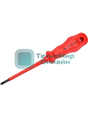 Отвертка диэлектрическая шлицевая SL4.0х100 K2 1000В ARMA2L 3 IEK A2L3-SC30-K2-SL-40-100