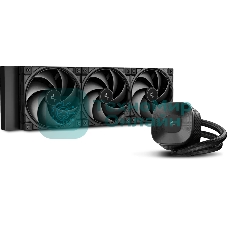 Система жидкостного охлаждения Deepcool LE360 V2 Zero Dark Soc-AM5/AM4/1200/1700/1851 черный 4-pin 19-31.6dB Al 250W 1632gr Ret (R-LE360ZERO-BKLNMD-G-1)