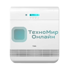 Бризер Tion O2 МАС белый, 40 м², фильтры F7+HEPA H11+угольный, подогрев воздуха, пульт ДУ, управление со смартфона