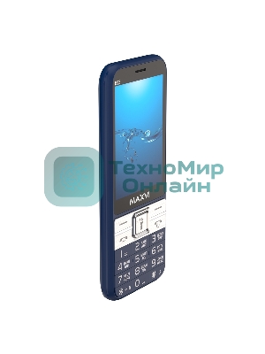 Мобильный телефон Maxvi B33 blue
