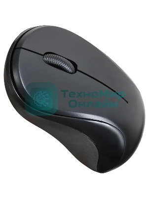 Мышь беспроводная Oklick 605SW черный, 1200 dpi, радиоканал, USB, кнопки - 3