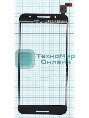 Сенсорное стекло (тачскрин) для Alcatel A7 5090Y, черное