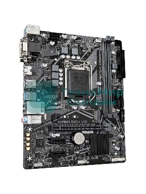 Материнская плата Gigabyte H410M S2H V2 2.1, LGA 1200, Intel Q470, 2xDDR4, 4xSATA, 1xM.2, 1xPCIe 3.0 x16, 2xPCIe x1, 1xHDMI, 1xDVI-D, 1xVGA, 1x 1Gb LAN, 2xUSB-A 3.2 Gen 1, 4xUSB-A 2.0, 3x3.5 мм, 7.1, mATX
