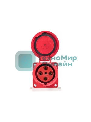 Розетка стационарная наружная EKF 134 ps-134-63-380 63А 380 В 3P+РЕ IP67