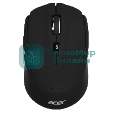 Мышь беспроводная Acer OMR040 черный, 1600 dpi, радиоканал, USB, кнопки - 6