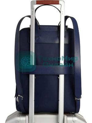 Рюкзак женский Piquadro Lyra CA4576W92T/BLU темно-синий нейлон/натур.кожа