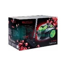 Пылесос Kelli KL-8008 зеленый/серый, 480/2600 Вт, уборка сухая, пылесборник контейнер 2,5 л