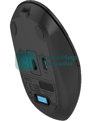 Мышь беспроводная A4Tech Fstyler FG15C Air2 черный, 1200 dpi, радиоканал, USB, кнопки - 3