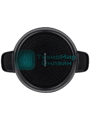 Кастрюля Maunfeld Osvald MF22SVLD03CR универсальная из литого алюминия со стеклянной крышкой, 3 л