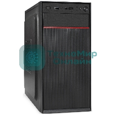 Компьютерный корпус Minitower ExeGate BAA-113-UNS350 (mATX, БП UNS350 с вент. 12см, 2*USB, аудио, черный)