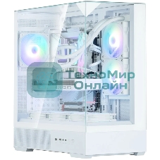 Компьютерный корпус ZALMAN P40 Prism, ATX, белый, WINDOW, 2x3.5