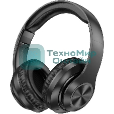 Беспроводные/проводные наушники Borofone BO24 черный, накладные, Bluetooth + проводной, складная конструкция, до 6 ч