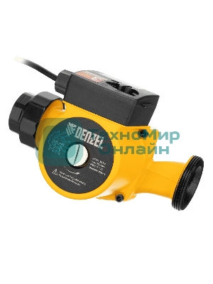Циркуляционный насос Denzel CP32-6, напор 6 м, 70 л/мин, 1 м кабель, монт. длина 180 мм