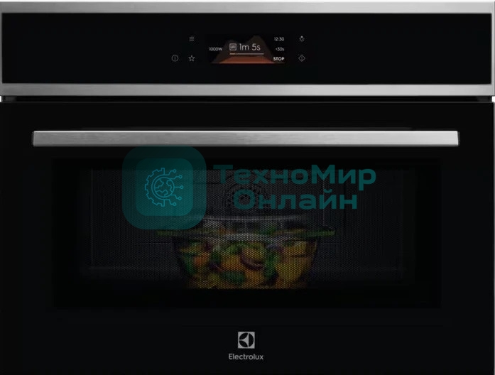 Встраиваемая микроволновая печь Electrolux EVM8E09X черный/нержавеющая сталь