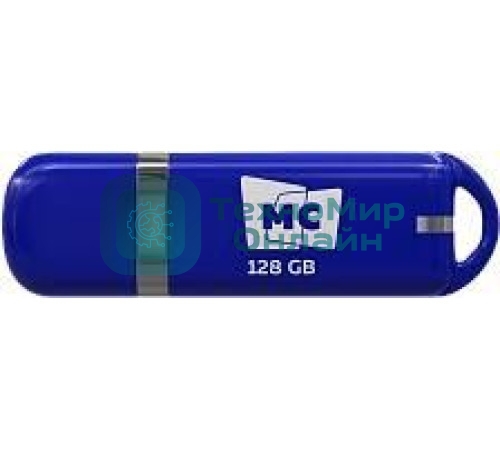 Флешка USB MORE CHOICE МФБ128 Blue (4620202558978), 128GB, USB 3.0, R/W 25/15, синий
