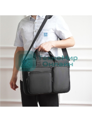 Сумка для ноутбука Lamark L266, 16” полиэстер, темно-серый