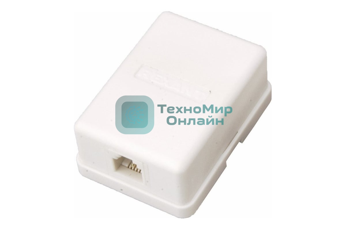 Розетка телефонная 1-м Proconnect RJ11 6P2C 03-0001-4