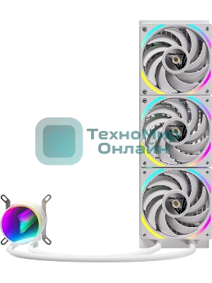 Система жидкостного охлаждения Formula Oasis L360 ARGb белый 120мм алюминий+медь 2000rpm 27db 4-pin 360W