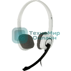 Гарнитура Logitech H150 белый, проводная, 3.5 мм