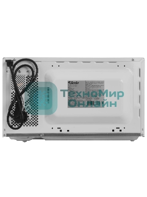 Микроволновая печь Ardo MEA20-EW2 белый, 20 л, 700 Вт, переключатели - кнопки, поворотный механизм