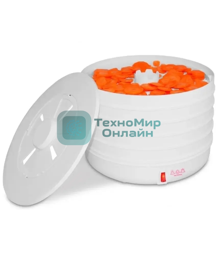 Сушилка для овощей и фруктов Мастерица EFD-0501M с прозрачными поддонами