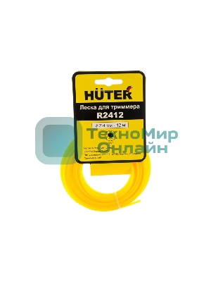 Леска для садовых триммеров Huter R2412 d=2.4мм L=12м для Huter GGT-800S(T), GGT-1000S(T), GGT-1300S(T), GGT-1500S(T) (71/2/11)