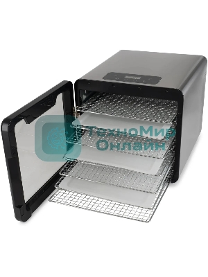 Сушка для фруктов и овощей Hyundai HYFD-8802 14под. 600Вт серебристый