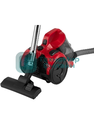 Пылесос Starwind SCV2550 красный, 400/2500 Вт, уборка сухая, пылесборник контейнер, 3 л