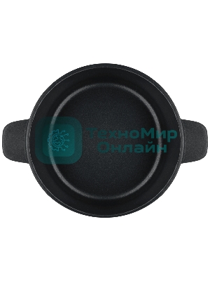 Кастрюля Maunfeld Osvald MF22SVLD03CR универсальная из литого алюминия со стеклянной крышкой, 3 л