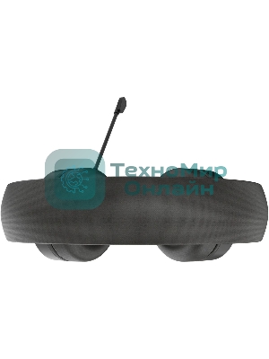 Гарнитура Acer OHR400 чёрный, беспроводная + проводная, USB/mini jack 3.5 мм, до 45 ч, подсветка