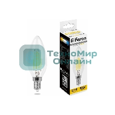 Лампа светодиодная Feron LB-58 свеча E14 5W 2700K