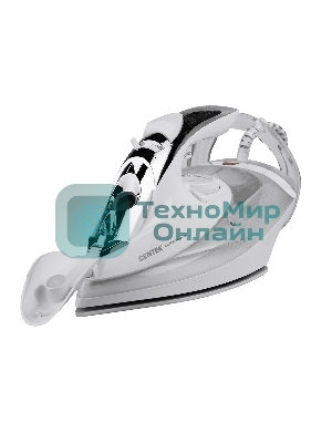 Утюг Centek CT-2334 белый/хром, 3200 Вт, 50 г/мин, 195 г/мин, 300 мл