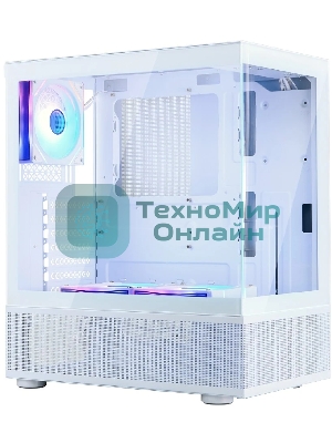 Компьютерный корпус 1STPLAYER MIKU Mi7-A ARGb белый/ATX/3x120мм ARGb fans/Mi7-A-WH-2FC7R-W-1FC7-W
