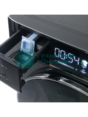 Стиральная машина с сушкой Centek CT-1976 серый, загрузка фронтальная 10кг, 1400 об/мин, Класс А+++